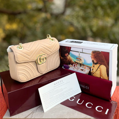Gucci GG Marmont-style quilted shoulder/crossbody bag