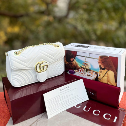 Gucci GG Marmont-style quilted shoulder/crossbody bag