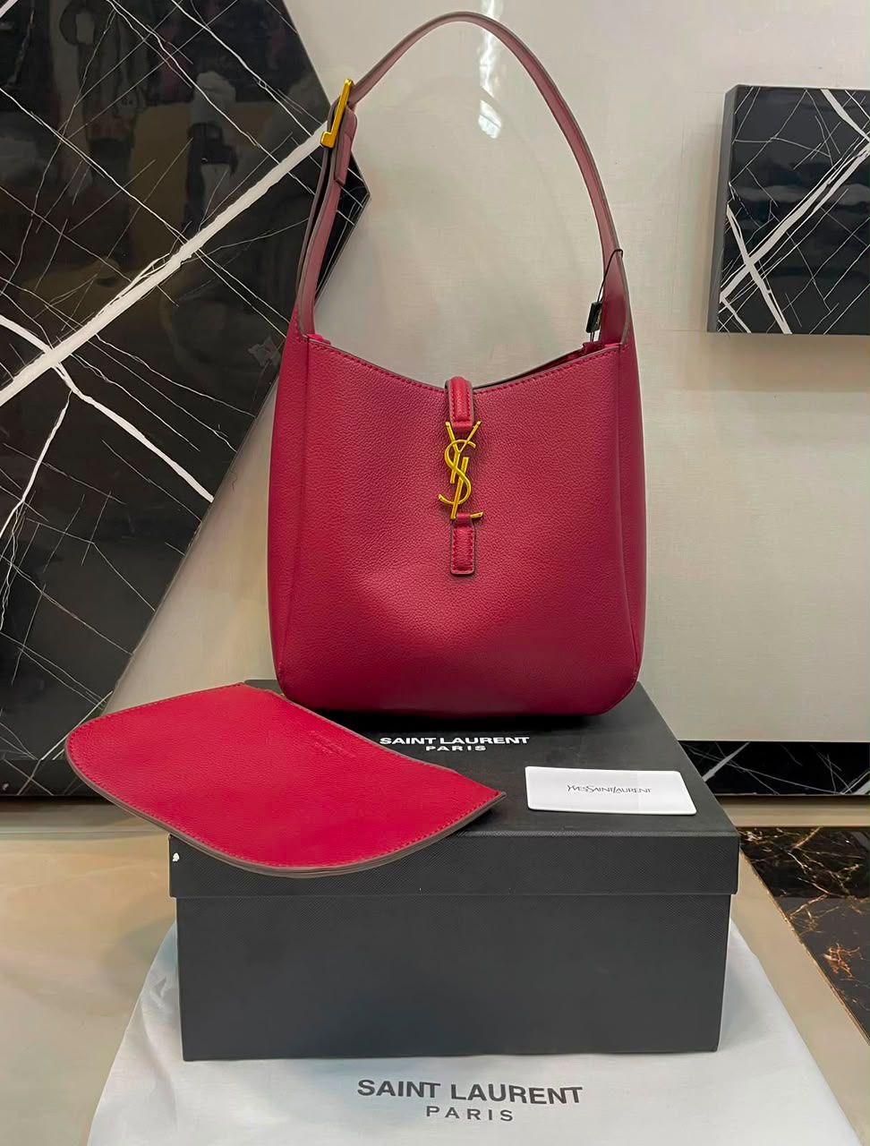 YSL-Style Hobo Bag